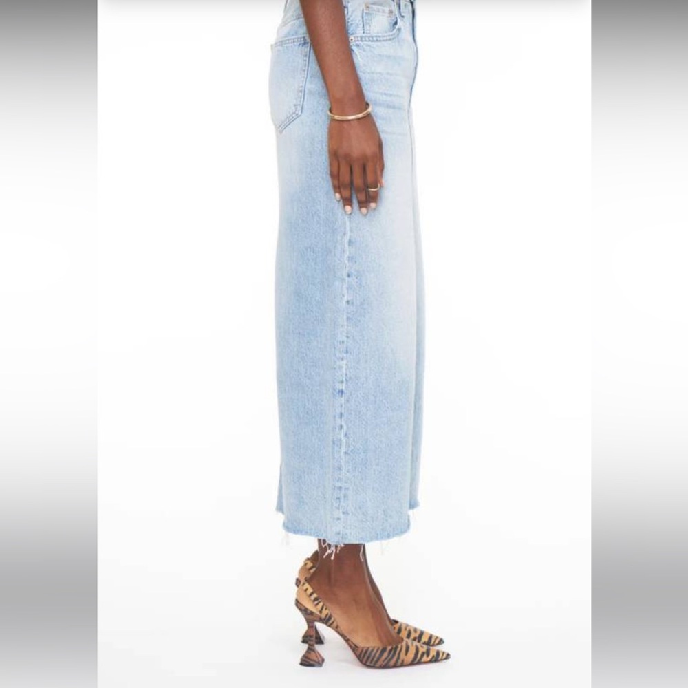Pistola Light Blue Denim Midi Skirt - Picture 2 of 8